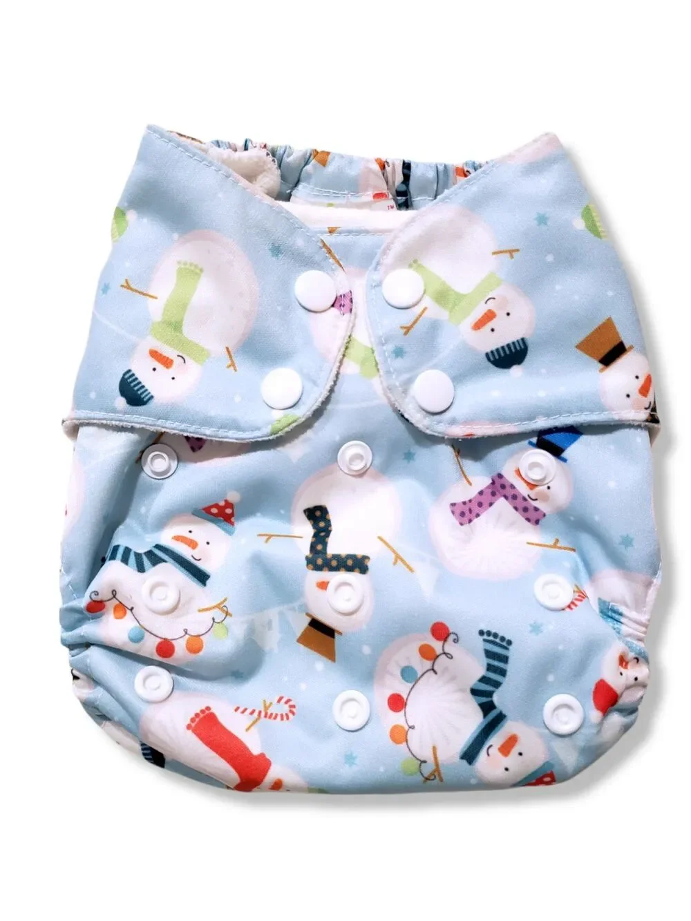Blueberry OS Frosty Pocket  Cloth Diaper Bamboo